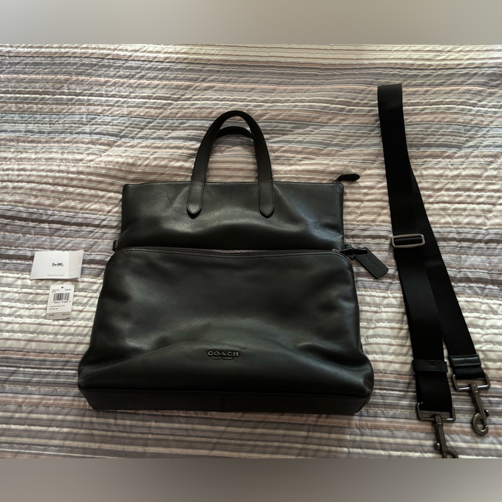 Large leather work bag/tote COACH